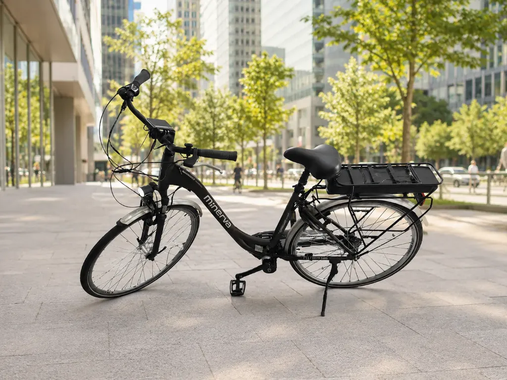Outlet Minerva Bruin Middenmotor Damesfiets 28" 49cm