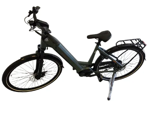 Outlet EEMS Donker Groen/Blauw Middenmotor Damesfiets 28" 50cm